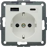Berker Schuko-Steckdose 20 W Polarweiß