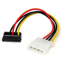 Startech StarTech.com 15cm 4-Pin Molex auf SATA Kabel links gewinkelt - Stecker/Buchse