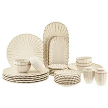 Almina Bloomy Frühstücksset 31-tlg. weiß