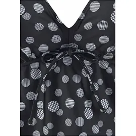 LASCANA Bügel-Tankini Damen Schwarz/Weiß 36 Cup C