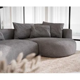 DeLife Sofa Edina 330x170 cm Mikrofaser Grau