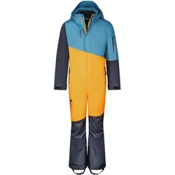 Kinder Schneeanzug Hallingdal Stahlblau/Mango/Schwarz Gr. 86 - 13-18 Monate