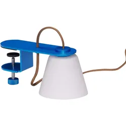 Hübsch Interior - Lure Klemmleuchte, metallic blau