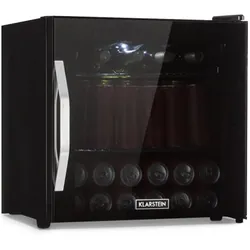Beersafe L Onyx Kühlschrank 47 Liter 2 Böden Panoramaglastür. 47 Liter
