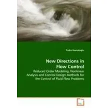 Vdm Verlag Dr. Müller New Directions in Flow Control von Co ku Kasnako lu / VDM Verlag Dr. Müller / Taschenbuch