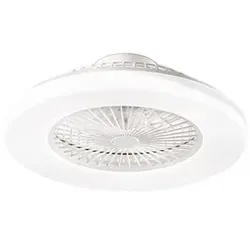 PERENZ Ringdeckenventilator aus weißem Kunststoff, 40 W LED 7174 B CT, Wechselstrommotor