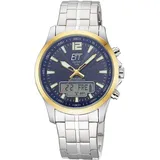 ETT Eco Tech Time Professional World Timer Edelstahl 45 mm EGA-11717-31M