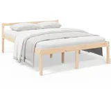 vidaXL Seniorenbett 160x200 cm Massivholz Kiefer