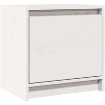 vidaXL Nachtschrank 40 x 30,5 x 40 cm Weiß