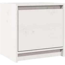 vidaXL Nachtschrank 40 x 30,5 x 40 cm Weiß