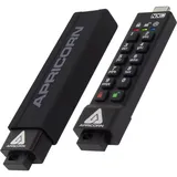 Apricorn Aegis Secure Key 3NXC (64 GB, USB 3.2, USB Stick, Schwarz