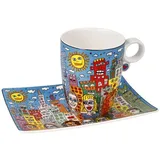 GOEBEL Künstlertasse James Rizzi Summer in the City - Pop Art