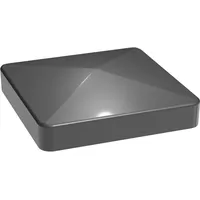 GROJA Alu-Steck Pfostenkappe Anthrazit 7 cm x 7 cm