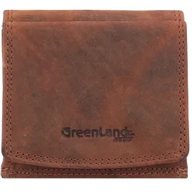 GREENLAND Montenegro Geldbörse Unisex Leder braun