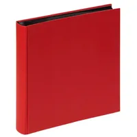 walther design Fotoalbum rot 30x30 100 schwarze S. Buchalbum FA-308-R
