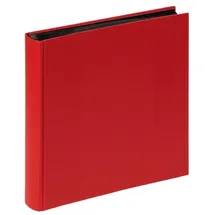walther design Fotoalbum rot 30x30 100 schwarze S. Buchalbum FA-308-R