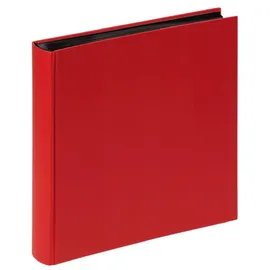 walther design Fotoalbum rot 30x30 100 schwarze S. Buchalbum FA-308-R