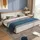 stilvora Rahmenbett, Eiche, Weiß, Holzwerkstoff, 160x200 cm, Schlafzimmer, Betten