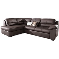 Cotta Ecksofa, auch mit Bettfunktion und Bettkasten braun