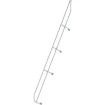 Günzburger MUNK zweiter Handlauf Aluminium-Treppe 60° 14 Stufen