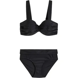 bonprix Balconette-Bikini Damen Schwarz 54 Cup D
