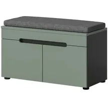 Möbel Kraft Sitzbank Canu Grau 80 x 45 x 37 cm