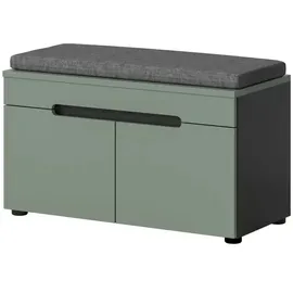 Möbel Kraft Sitzbank Canu Grau 80 x 45 x 37 cm