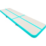 vidaXL Aufblasbare Gymnastikmatte mit Pumpe 800x100x20 cm PVC Grün