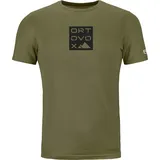 Ortovox Herren 185 Merino Square T-Shirt (Größe XL, gruen)