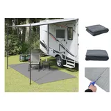 vidaXL Campingteppich Anthrazit 4x2 m