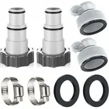 Poolbodenreiniger, Poolsauger, Pool, Poolsauger, 32 Bis 38, Intex Pooladapter, Poolschlauchadapter-set, Poolzubehör, Crezuo-crezuo Schlauchdüse