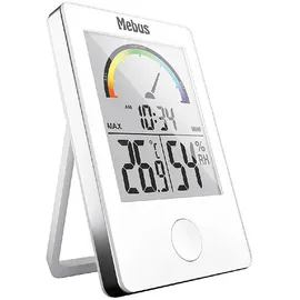 MEBUS Thermometer und Hygrometer Innen Weiß 11130