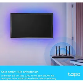 TP-Link TAPO 10 m Selbstklebender Smarter WLAN LED Streifen Mehrfarbig