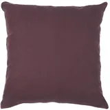 ib laursen Kissenbezug einfarbig 50x50 cm in Aubergine | Gr.: onesize