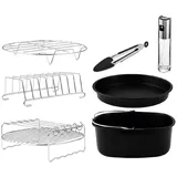 Cecotec Zubehörset für Heißluftfritteuse 5 bis 6,5 Liter schwarz