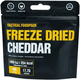 Tactical Foodpack Freeze Dried Cheddar Snack, 40 g Beutel