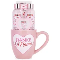Brubaker Danke Mama Geschenkset Bade- und Dusch Set 5-teilig 50 ml