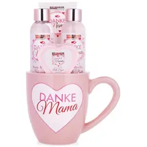 Brubaker Danke Mama Geschenkset Bade- und Dusch Set 5-teilig 50 ml