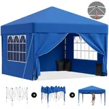 GUNJI Pop-up Partyzelt 3x3/3x6 faltzelt Pavillon Gartenpavillon Winterfestes uv