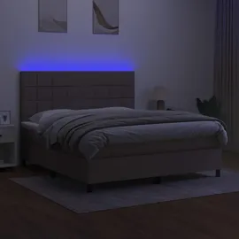 vidaXL Boxspringbett 180 x 200 cm Schwarz