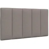 vidaXL Kopfteil-Kissen Hanko Taupe 80 cm Stoff