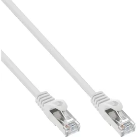 InLine Patchkabel, SF/UTP, Cat.5e, weiß, 10m