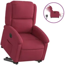 vidaXL Relaxsessel mit Aufstehhilfe Elektrisch Samt 54,7 x 82 x 73,8 cm Weinrot