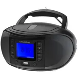 Grundig GRB 3500 Schwarz Radiorekorder mit CD-Spieler