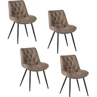 Hti-Living Esszimmerstuhl Antikhellbraun