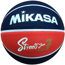 Mikasa BB702B-NBRW-EC Street Jam Basketball Größe 7 Blau Rot BB702B