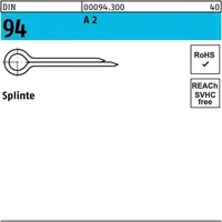 Industrial Quality Supplies DIN 94/ISO 1234 Splinte A 2