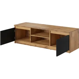 Home Affaire DINGO Lowboard 120 cm Braun/Kunststoff/Metall/Holzwerkstoff
