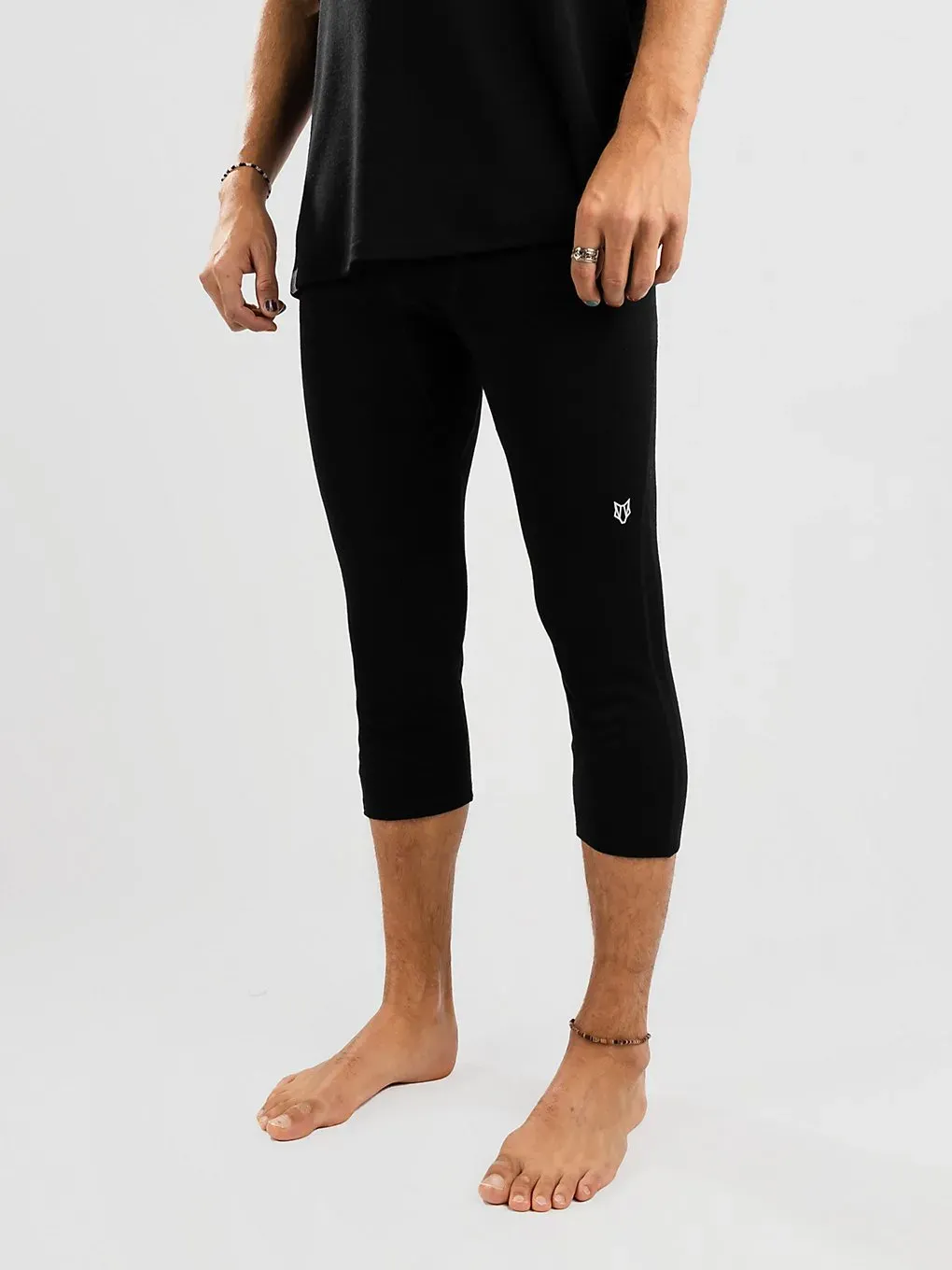 Woolf Merino Roni 3/4 Funktionshose black Gr. L