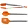 Pintinox Pinti Silicone Orange Kochbesteck-Set 3-tlg